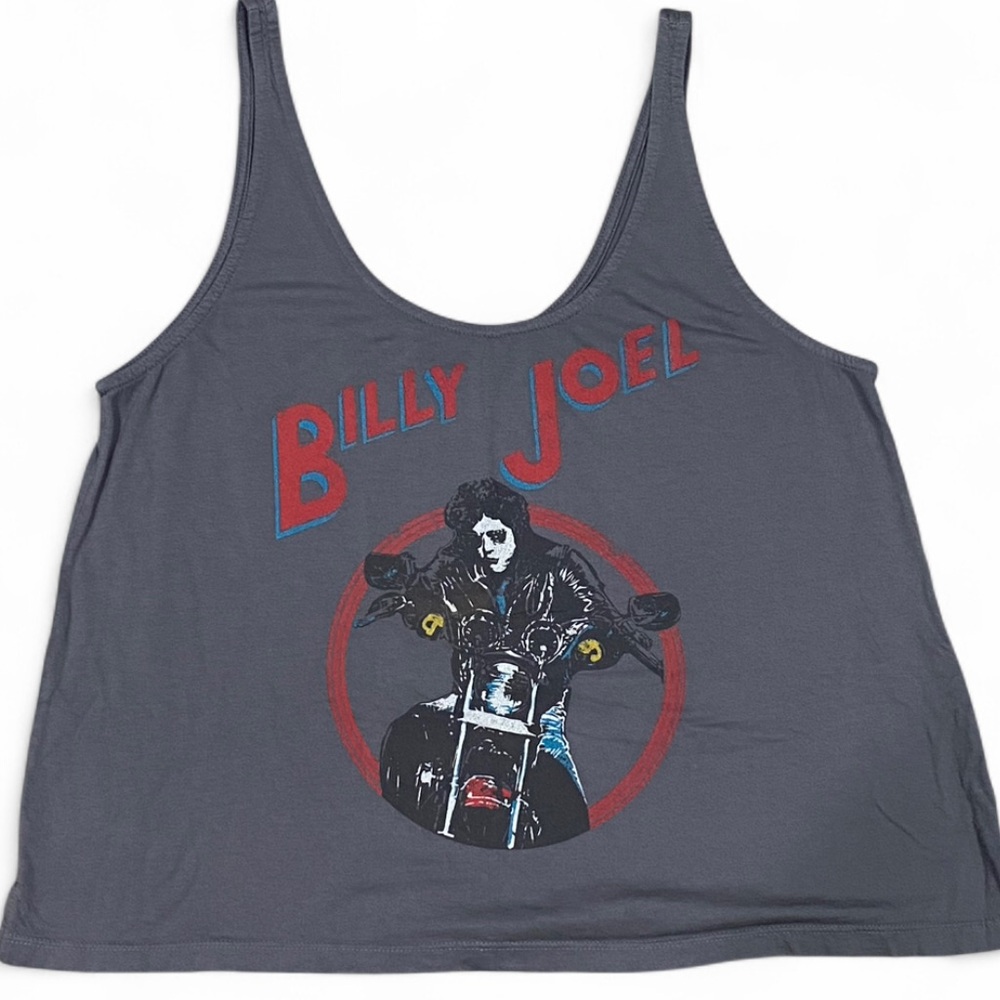 Daydreamer Charcoal and Red Graphic Tank